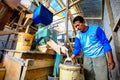 Activities and atmosphere inside the rice mill